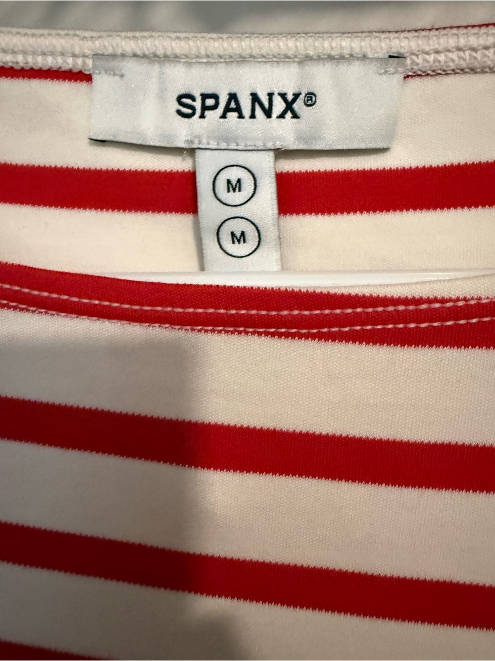 SPANX Red & White Striped Dress size Medium - Picture 3 of 8